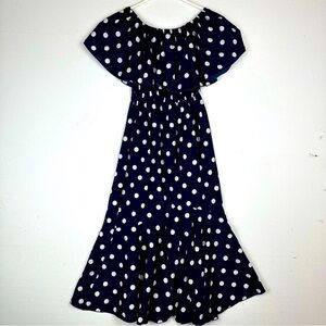 Influence Polka Dot Dress Midi Officecore Party